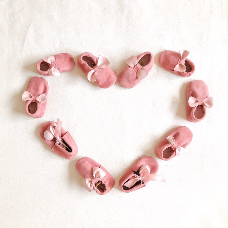 BABY LEATHER SHOES' Heart